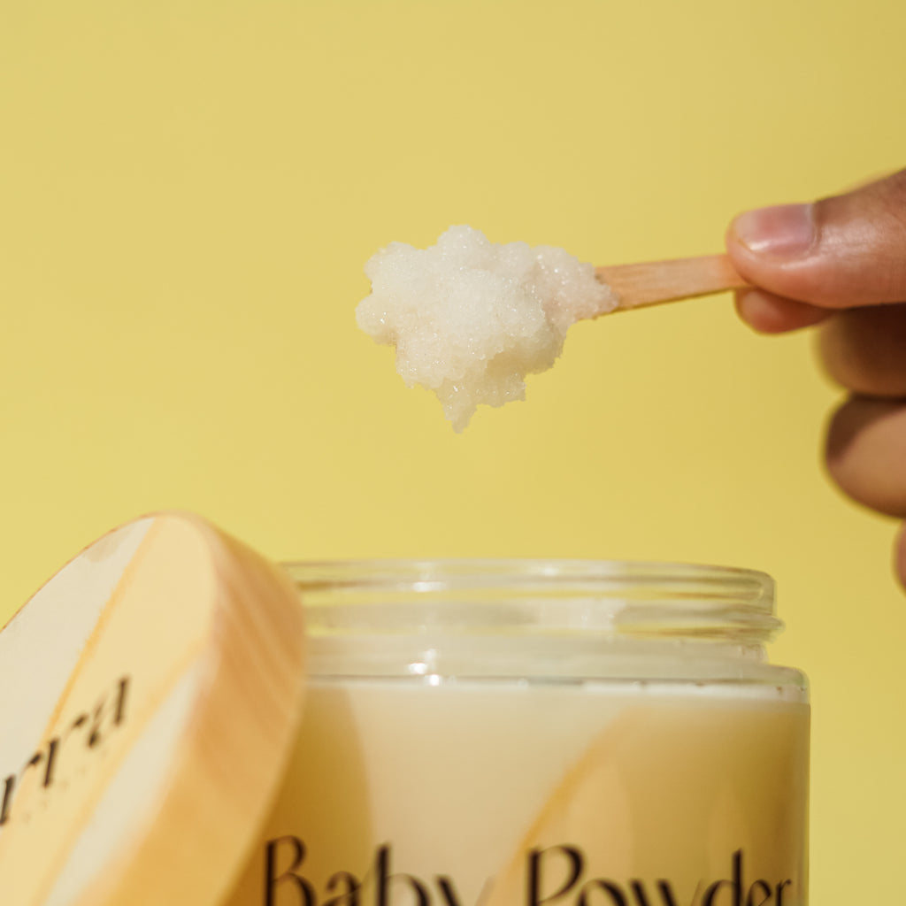 Baby Powder Scrub