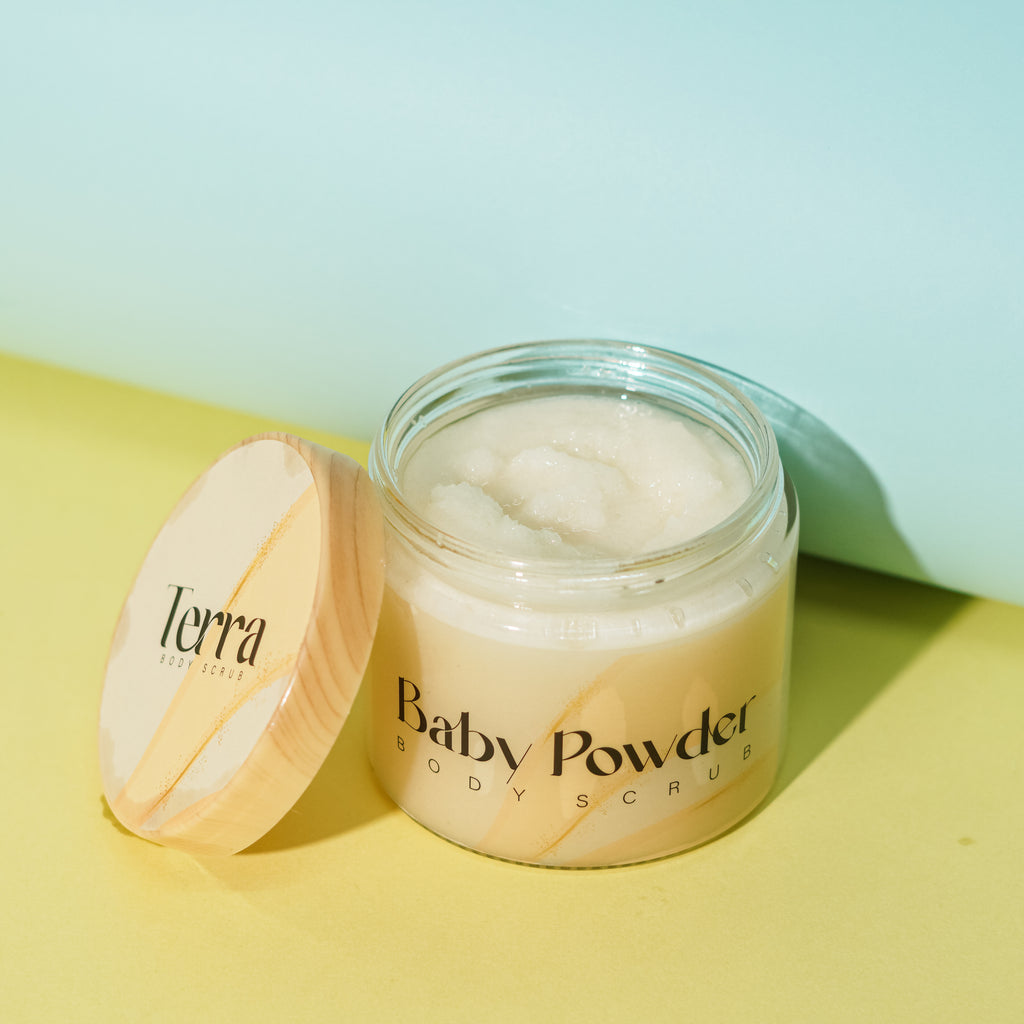 Baby Powder Scrub